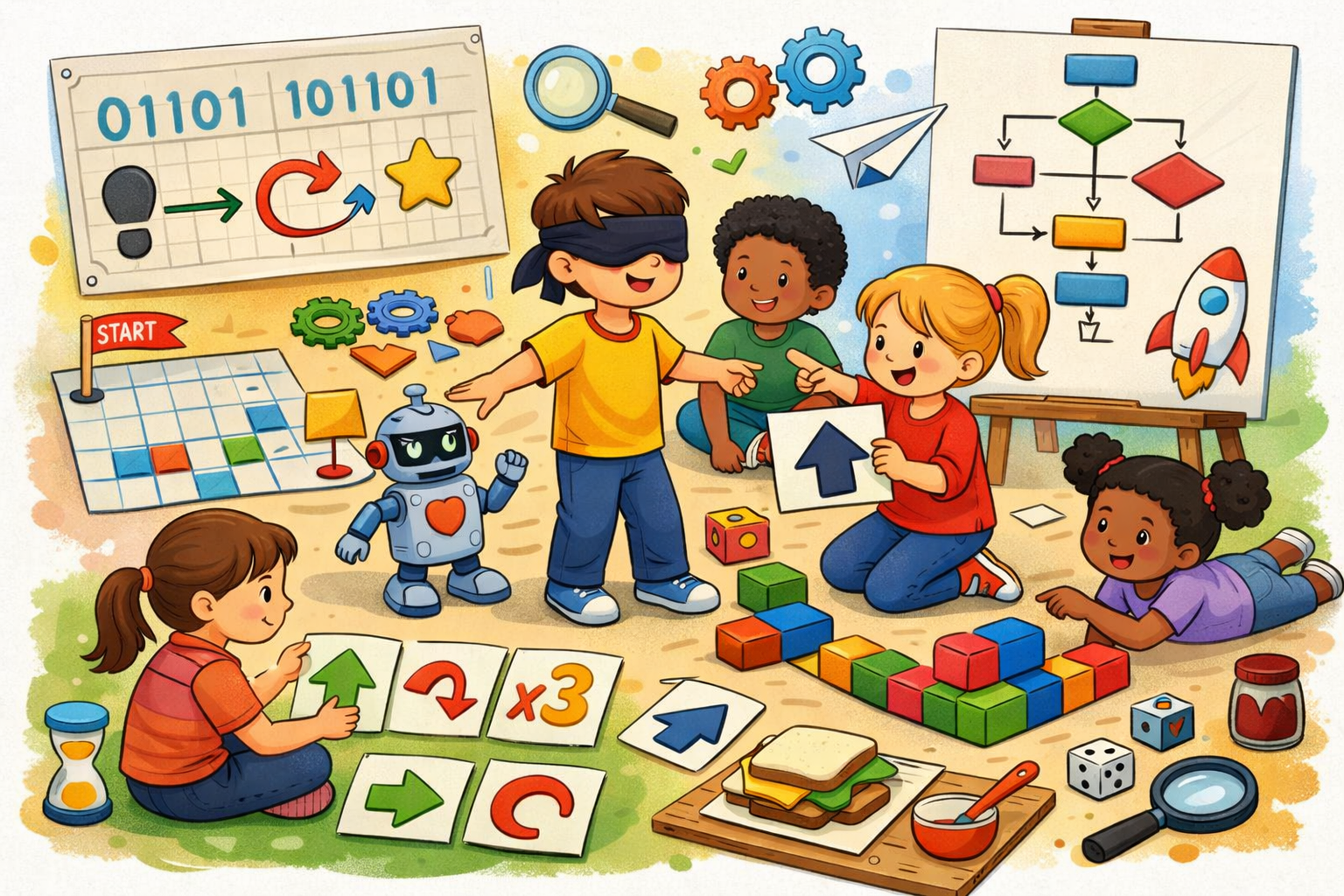 Programowanie unplugged – nauka kodowania bez komputera