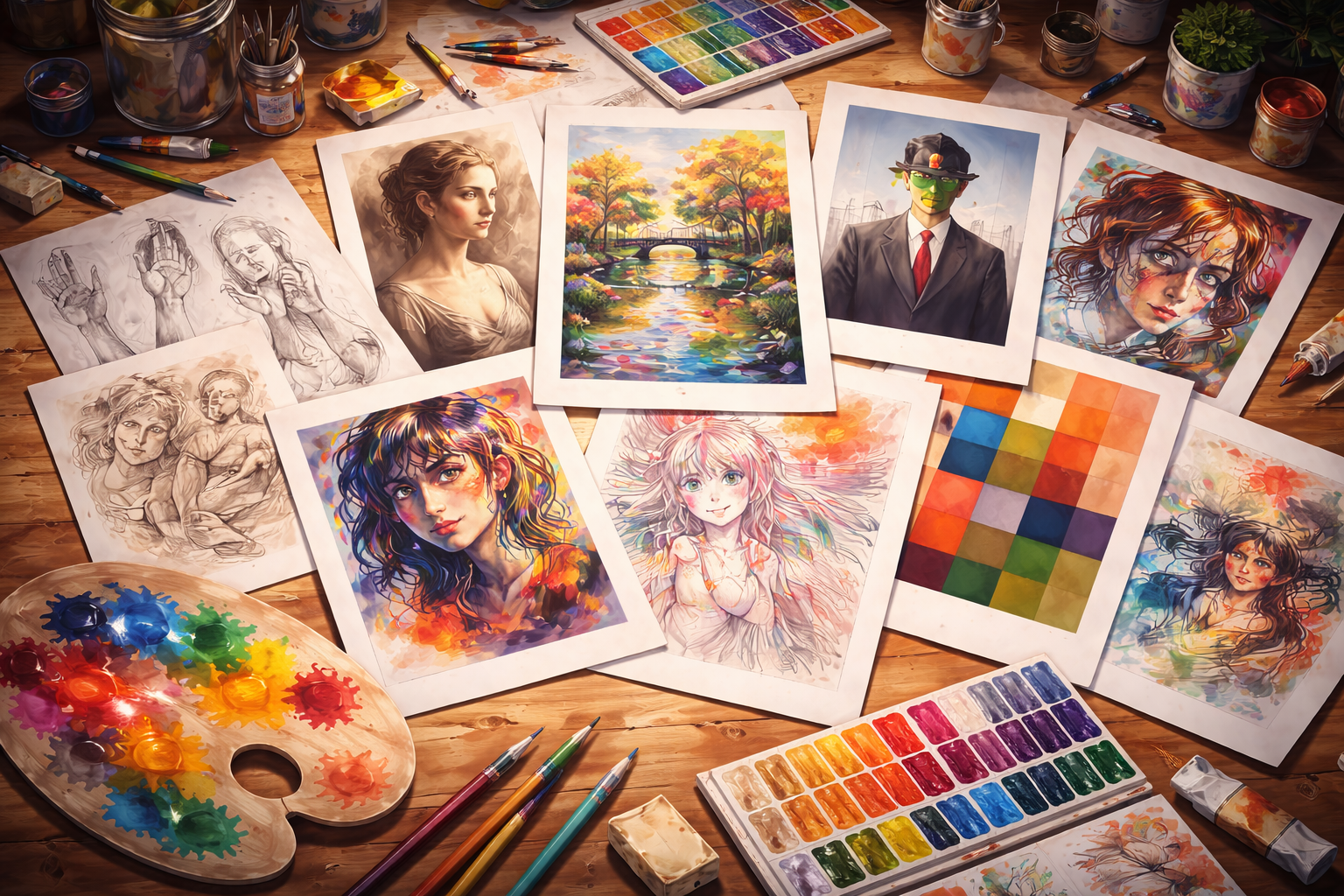 Podstawowe style w malarstwie i rysunku